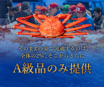 Y279 【蟹セレブ】紅ズワイガニ　特大1杯（600～700g×1）