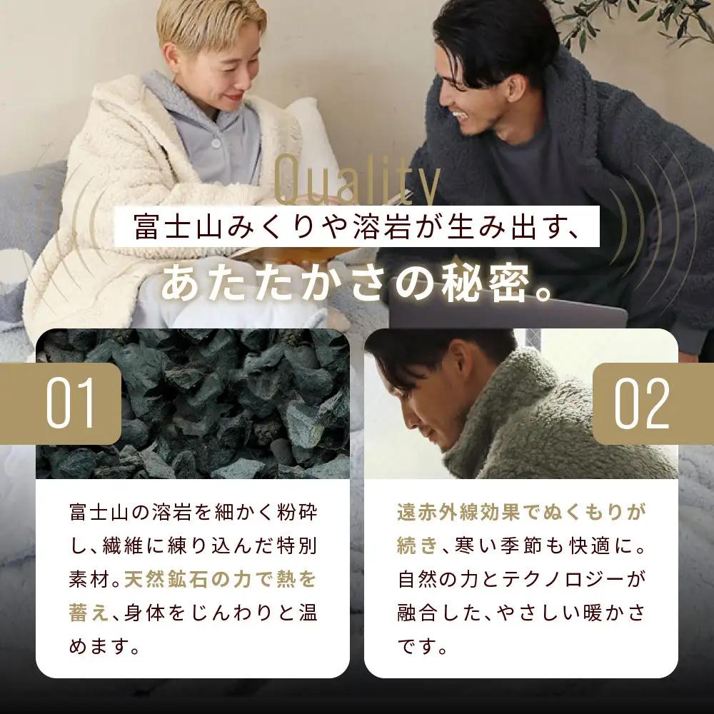 【ロマンス小杉】蓄熱保温と吸湿発熱のＷ効果 敷きパッド シープボア セミダブル＜グレー＞｜京都 寝具専門店 人気 あったかい 寝具