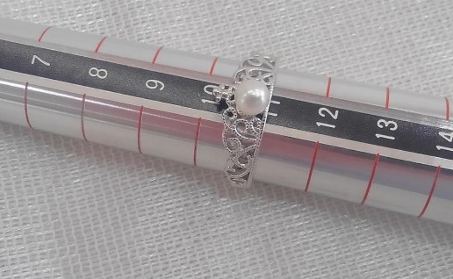 フリーサイズリングで普段使いできる本真珠リング