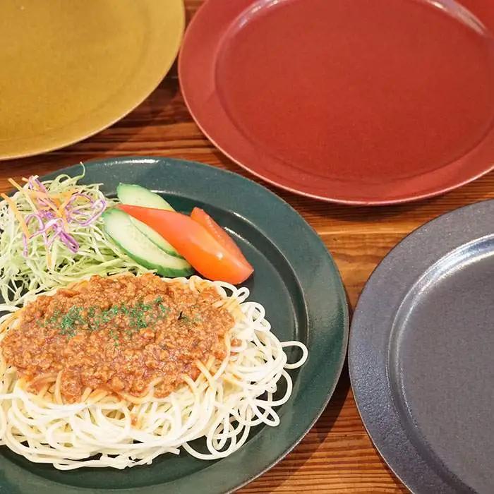 【波佐見焼】プレート L 5枚セット Furelu ゆず肌【藍染窯】 ワンプレート パスタ皿 カレー皿 [JC17]