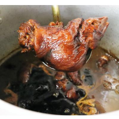 ふるさと納税 袋井市 愛され続けて45年　永田屋の「おもろ」(豚足の煮込み)5個入り |  | 01