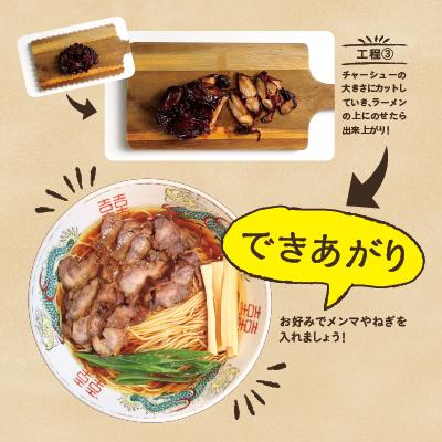 ふるさと納税 笠岡市 “笠岡のソウルフード”笠岡ラーメン14食入(煮鶏チャーシューのレシピ付) |  | 03
