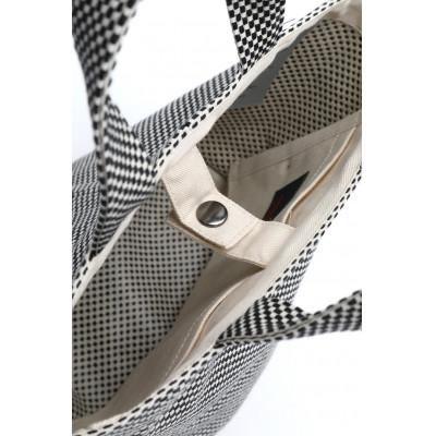 ふるさと納税 豊川市 三河木綿刺子織　sasicco　コールバッグ　赤 |  | 03