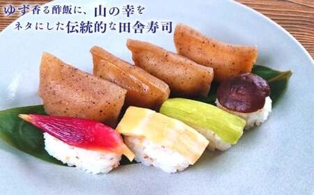 田舎寿司 ゆずの山 2箱セット 合計16貫 1箱 8貫入り お寿司 田舎寿司 野菜寿司 冷凍