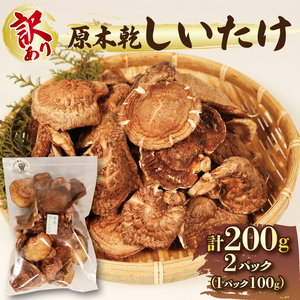 訳あり 原木乾しいたけ 200g×2 100g×2 椎茸 シイタケ 出汁 だし 和食 乾物 規格外 不揃い 茸 岩手県 大船渡市