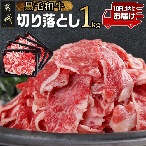 【黒毛和牛】切り落とし1kg(250g×4パック)≪みやこんじょ特急便≫_11-I901-Q