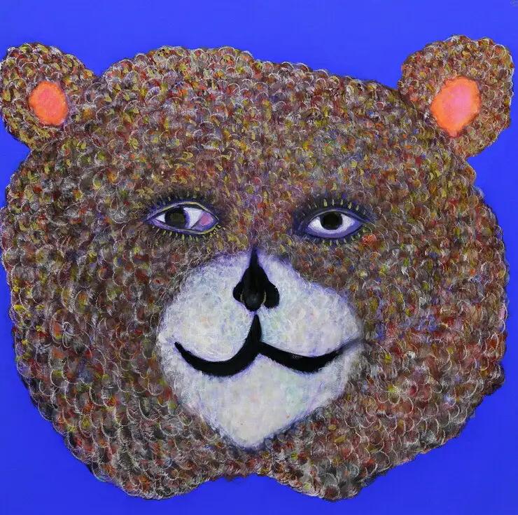 アーティストが『愛しいペットのポートレート』描きます 30号サイズ スクエア 910×910mm【アート 30号サイズ　油絵 横井山泰 美術 作家 910×910mm スクエア 神奈川県 小田原市 ペ