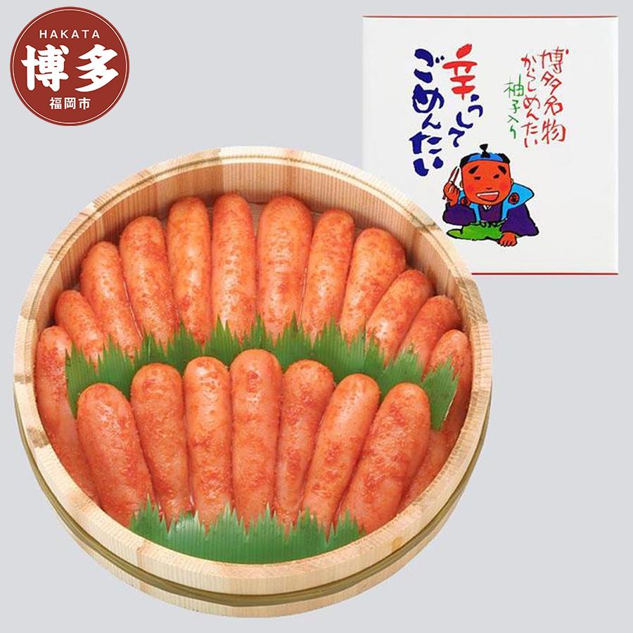 【ふるさと納税】博多名物 無着色辛子明太子1k木樽入り | 緊急支援