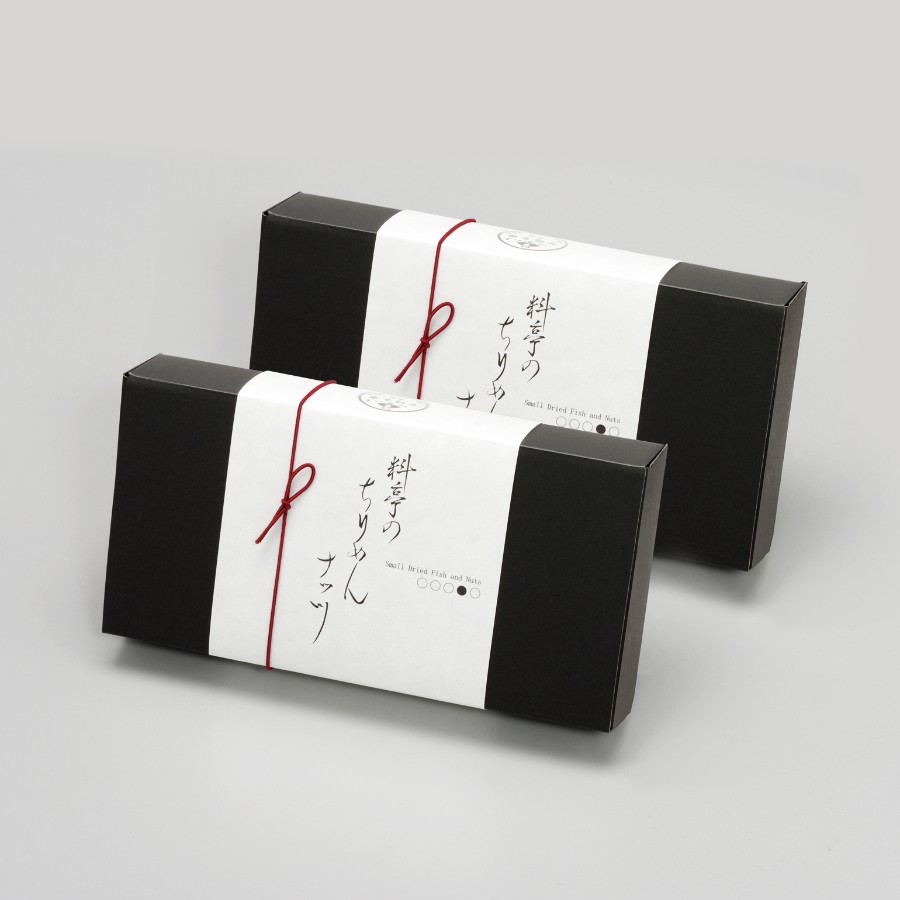 ＜下鴨茶寮＞料亭のちりめんナッツ(８個入り)×２セット