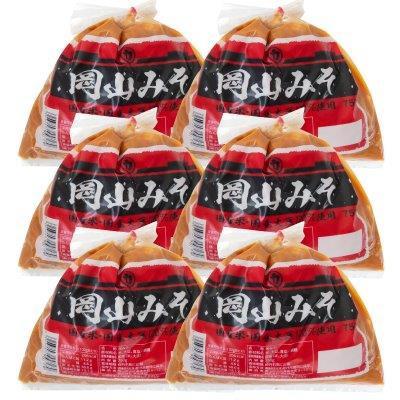 ふるさと納税 岡山市 岡山みそ　750g　6個入り
