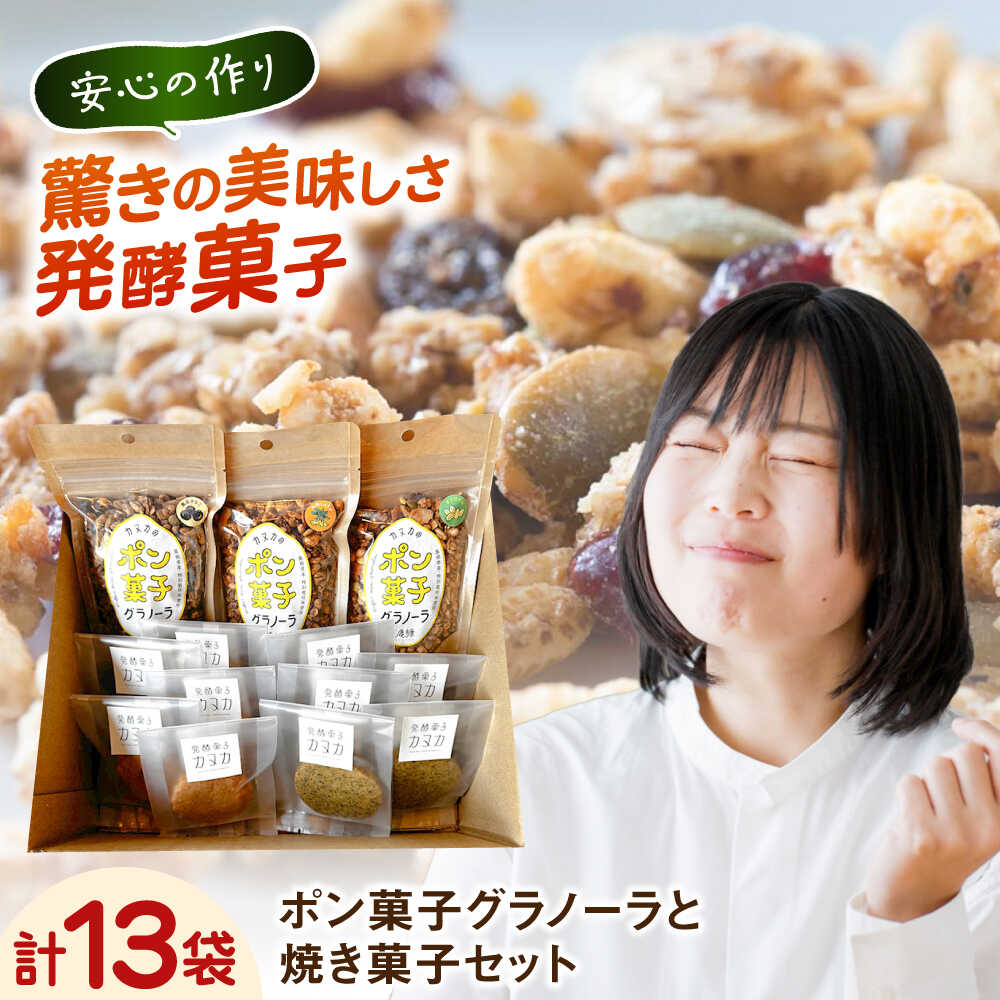 【ふるさと納税】 グラノーラ ポン菓子グラノーラと焼き菓子セット グラノーラ ポン菓子 お菓子 菓子 おやつ 洋菓子 スイーツ デザート 焼き菓子 セット 食べ比べ クッキー ケーキ 送料無料 人気 おすすめ ギフト プレゼント 島根県雲南市/発酵菓子カヌカ[AICH002]