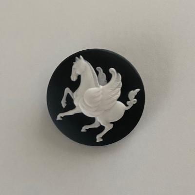 ふるさと納税 瀬戸市 ペガサスブローチ&amp;ペンダントトップ　ブラック