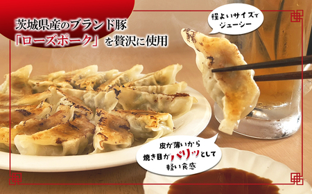 【茨城県共通返礼品】  ローズポーク使用 冷凍餃子 約120個 (540g×4袋) K2663