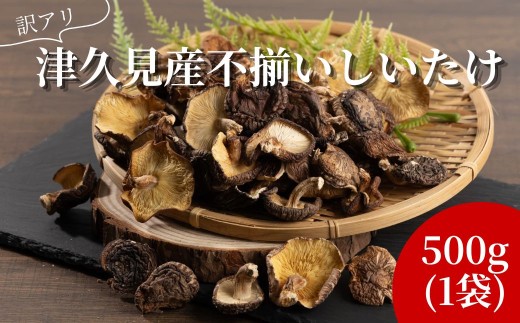 椎茸 しいたけ <訳あり椎茸> 津久見産 不揃い椎茸 500g | 乾椎茸 干椎茸 椎茸訳あり きのこ 茸 家庭用 しいたけ 乾燥シイタケ 国産 九州 大分県 津久見市 大容量 送料無料
