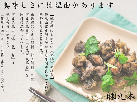 阿波尾鶏炭火焼600ｇ