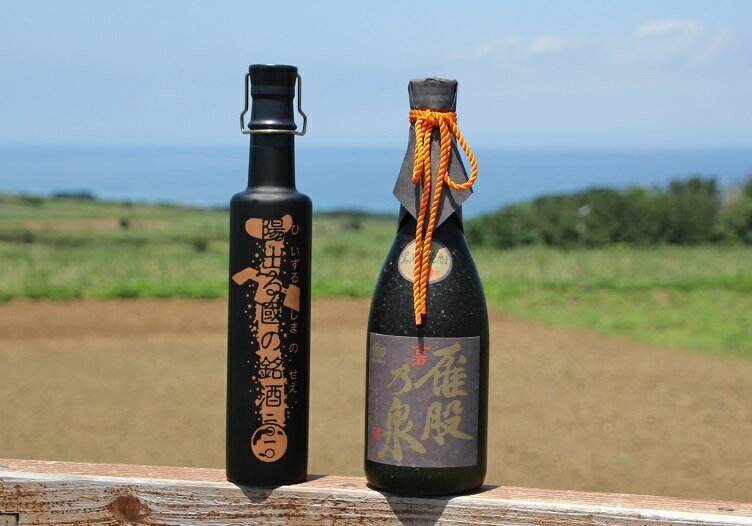 【ふるさと納税】黒糖 焼酎2本 （ 陽出る國の 銘酒 ・ 雁股乃泉 ） 奄美群島 お酒 アルコール 喜界島 おすすめ プレゼント 贈り物 ギフト 人気 お土産 贈り物 糖質0 プリン体 健康 味 コク 麹 米麹 深み 飲み方 炭酸割 飲みやすい 試しやすい 銘柄 送料無料