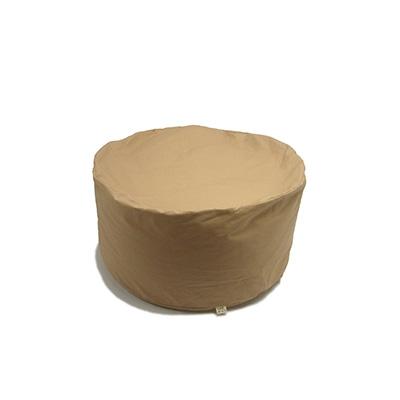 ふるさと納税 泉大津市 日本製　癒しのビーズクッション　クイーン　直径70cm　ベージュカバー付き