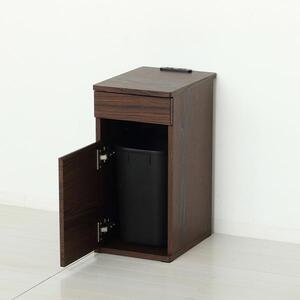 コンセント付ダストボックス ブラウン