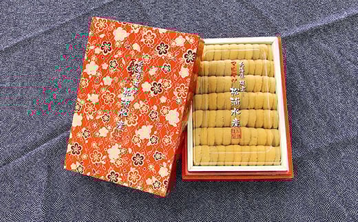 F-91001【年内配送可】 エゾバフンウニ(黄系)約250g×1折(化粧箱赤入)[11月下旬以降発送]