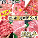 【ふるさと納税】【牛肉】令和6年12月31日までの期間限定人気謝礼品の中から厳選した「特選近江牛定期便（6カ月）半年お楽しみコース」【牛】【すき焼き】【しゃぶしゃぶ】【国産】