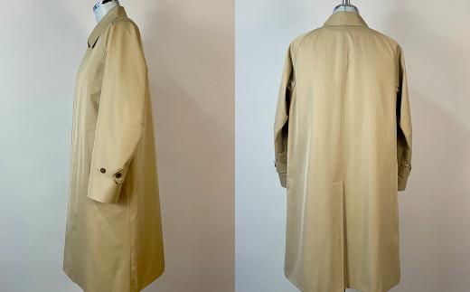 ステンカラーコート『The Balmacaan-Mens』　男性用＜カーキ＞ 【青森県 七戸町 羽織 アパレル 服 洋服 上着 羽織 コート ステンカラーコート 秋 冬 春 メンズ 男性 シンプル 普