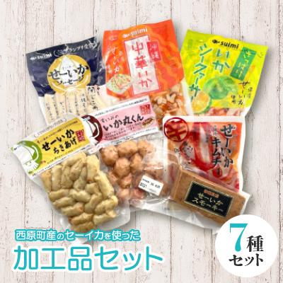 ふるさと納税 西原町 西原町産のせーいかを使った加工品7種セット