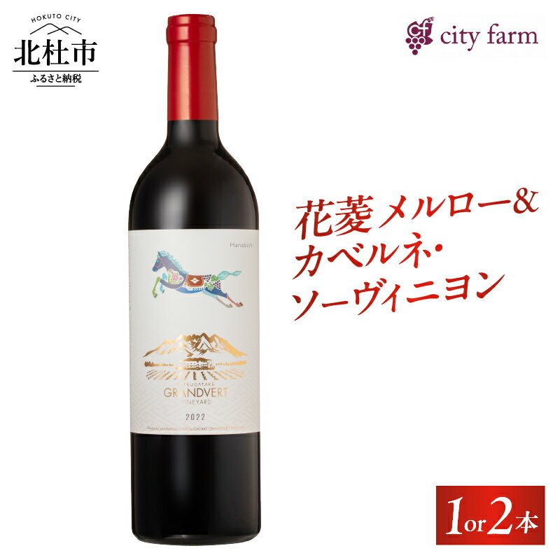 【ふるさと納税】 ワイン 赤ワイン メルロー カベルネ・ソーヴィニヨン 2022 750ml 選べる数量 1本 2本 数量限定 赤 国産ワイン 山梨県産 韮崎産 白州産 北杜市産 タンニン 樽香 果実味 ジューシー 記念日 贈り物 プレゼント 母の日 父の日 送料無料