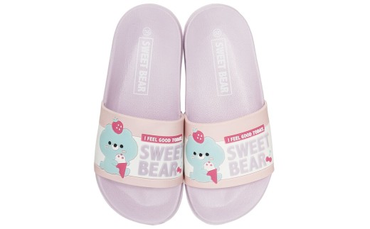 キッズ シャワー サンダル【20.0cm】 子供 こども かわいい 夏 海 ビーチ スケーター skater Sweet Bear クマ くま 女の子 女子【プール 海水浴 子ども キャラクター】 奈良県 奈良市 なら 4-084
