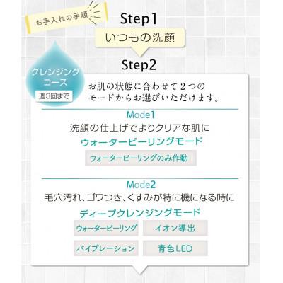 ふるさと納税 つくばみらい市 【ギフト対応】美ルル アクアルファクラシック(ウォーターピーリング美顔器)グロッシィピンク |  | 02