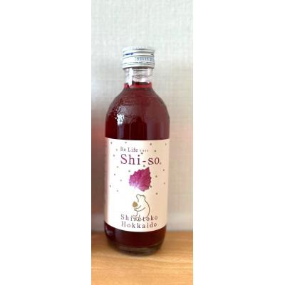 ふるさと納税 斜里町 【有機】無糖しそジュース300ml 12本セット 紫蘇飲料 希釈用 北海道斜里町産しそ使用