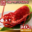 【ふるさと納税】長崎県産 塩茹で 特大 伊勢海老 1尾 ハーフカット 総計約1kg 海産 海鮮 プレゼント ギフト 贈り物 贈答 贈答用 お中元 お歳暮 御中元 御歳暮