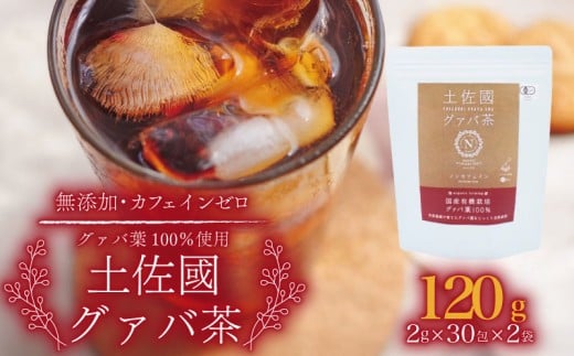 国産有機栽培グァバ葉100％使用 土佐國グァバ茶 2g×60包 | お茶 飲料 茶 おちゃ 飲み物 グアバ 葉 国産 人気 おすすめ 食物繊維 高知県 南国市