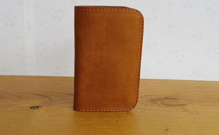 0130 ミドル財布（ホールドなし） イエロー [アトリエSASSA 富山県 朝日町 34310089]