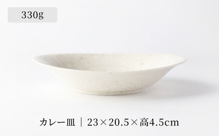 【美濃焼】軽量和食器 カレー皿＆マグカップセット 白唐津【TOKI MINOYAKI／丸利玉樹利喜蔵商店】食器 皿 マグ[MEE119]