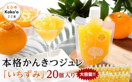 ＜大容量！＞本格かんきつジュレ「いちずみ」20個入り ゼリー ゼリー ゼリー ゼリー ゼリー【KK0082】