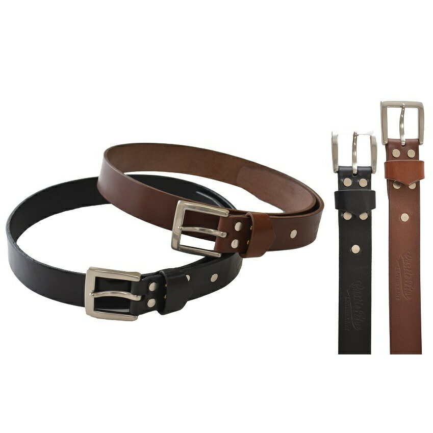 【ふるさと納税】レザービジネスベルト（茶・28～38インチ） ファッション小物