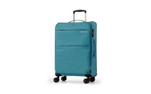 G540 【5～9泊用 マチアップ機能で大容量に変身！】AIR6327スーツケースM（ティール） キャリーバッグ 超軽量 ソフトスーツケース 中型 キャリーケース スーツケース ソフトキャリーバッグ 拡張 TSAロック おしゃれ 軽い ビジネス 女性 1週間 海外旅行 国内旅行