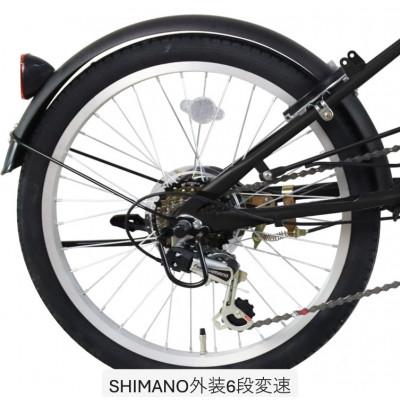 ふるさと納税 四日市市 オリタタミ自転車20型6段変速　LEDオートライト　マットブラック |  | 03