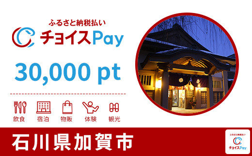 
            加賀市チョイスPay 30,000pt【会員限定のお礼の品】
          
