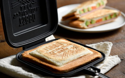 [TSBBQ] ホットサンドメーカー【 キャンプ用品 アウトドア用品 燕三条製 バーベキュー BBQ 調理器具 】 FC017040