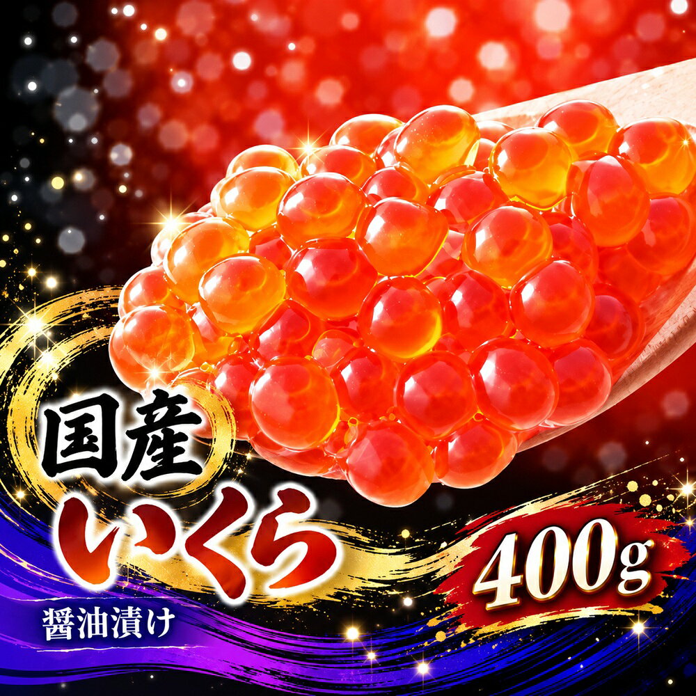 【ふるさと納税】いくら 国産 醤油漬け 選べる 内容量 400g〜800g [ イクラ 鮭 海鮮 小分け おせち 年末 年始 お正月 贈答 贈り物 お祝い ギフト 鮭いくら いくら醤油漬け 冷凍 受賞 ikura 恵方巻 節分 手巻き寿司 金賞 受賞 陸前高田 東北 岩手 ] 高評価