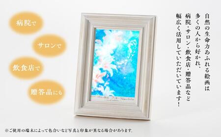 箱根の名所シリーズ「芦ノ湖」デジタル版画・木製フォトフレーム「湖水の舞姫 ～芦ノ湖～」