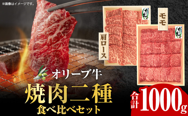 
オリーブ牛 焼肉二種食べ比べセット
