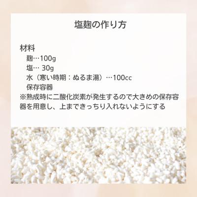 ふるさと納税 田辺市 生米麹900g(300g×3個) 【kyj026-1】 |  | 01