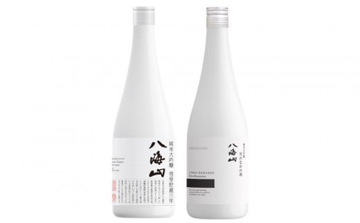 
                  日本酒  八海山 純米大吟醸 雪のなかの酒 720ml×2本飲み比べセット
                