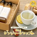 【ふるさと納税】定期便も選べる！屋久島ジンジャーシロップ 大(200ml)×2本セット | 鹿児島 屋久島 ふるさと 納税 お取り寄せ お土産 ジンジャーシロップ ジンジャー ジンジャーエール 九州 生姜シロップ しょうがシロップ しょうが 生姜 炭酸割り