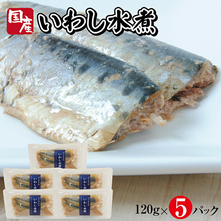 【ふるさと納税】国産いわし水煮 120g×5パック いわし 水煮 常温保存 ご飯のおとも
