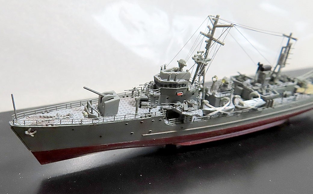 プロプラモデラーが作る！一点物 海防艦「鵜来」1/700（完成品）
