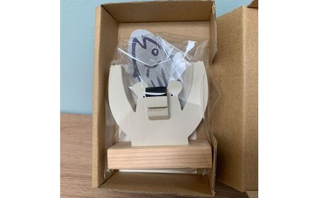 カードスタンド シロクマ 木製 雑貨 高知県 木 ぬくもり雑貨 【TAKEDA GANGU】 [BQDN002]