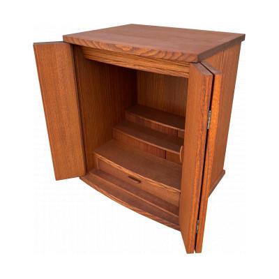 ふるさと納税 岸和田市 総桐無垢オイル仕上げ仏壇【ライトオーク色】(幅455×545)小さな上置き現代家具調ぶつだん厨子 |  | 03